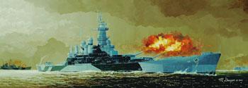 military,scale model ship,U.S.S. North Carolina BB-55 Battleship -- Plastic Model Military Ship Kit -- 1/350 Scale -- #05303